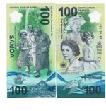 Samoa 100 tala Queen Elisabeth II - Commemorative UNC Polymer 2026
