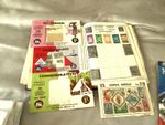 World Wide Vintage Stamps in  4 Albums With loose Stamps