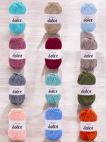 YarnArt Dolce Chenille Chunky Yarn Micro Polyster 100g for amigurumi, toys, soft