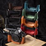 For Nikon DF Case Handmade Genuine Real Leather Half Camera Case Bag Cover