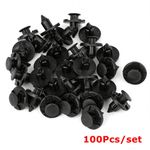100X 8mm Plastic Rivet Trim Clips Bumpers Splashguards 0155309321 Fit for Nissan