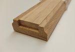 Oak 3.9m Stair Baserail 32mm Groove Timber Wooden Hardwood Balustrade Base Rail