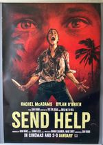 Cinema Poster: SEND HELP 2026 (Main One Sheet) Sam Raimi Rachel McAdams