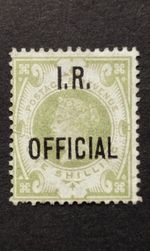 Queen Victoria 1/ I.R. Official SG.O15 MNG Well Centered Good Perforat. VF
