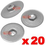 HEAT SHIELD INSULATION NUT FOR BMW AND MINI PANEL UNDERBODY BODY WASHER HEX X 20