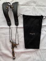 Whimory quality leather adjustable saxophone neck strap Balam style