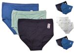 6 Pairs Men's Y-Fronts Underpants, 100% Pure Cotton Underwear, M L XL XXL