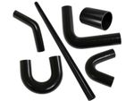 Silicone Hose Black Reinforced Various Sizes Straight, 45, 90, 135, 180 Degree