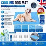 Large Self Cooling Mat Bed Pet Dog Cat Heat Relief Non-Toxic Summer Bed Pad