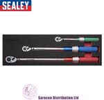SEALEY 3 PIECE MICROMETER TORQUE WRENCH KIT, 1/4in, 3/8in, & 1/2in. - STW900SET