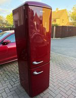 Gorenje IonAir Red Gloss Freestanding Frost Free 2-Door Fridge-Freezer