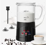 Milk Frother Electric 4 in 1 400ml Automatic Milk Frother Milk Warmer Hot & Cold