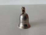 Sterling silver first tooth pot with a gilded fairy on top. 1992. Harman bros.