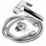 Muslim Shower Handheld Bidet Toilet Spray Shattaf Douche Chrome Hose