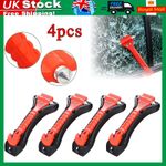 4x Car Emergency Safety Escape Hammer SeatBelt Cutter Tool Window Glass Breaker