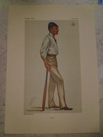 VANITY FAIR PRINT CRICKET LORD HARRIS KENT