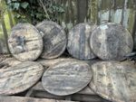 Authentic Rustic Ex-Distillery Oak Whiskey barrel lids/tops