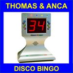 Bingo Machine Disco Bingo with Music & Lights 1-90 & 1-75 Family Bingo Party