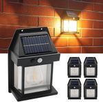 4-20 PACK Solar Powered Fence Wall Lights LED Outdoor Security Lamp Super Bright