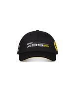 Scuderia Ferrari WEC Official 499P Le Mans Winners Black Yellow Baseball Cap