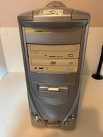 Vintage Retro Gaming Pc Tower Parts Only Powers On See Description