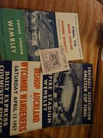 1957 Amateur Cup Final BISHOP AUCKLAND v WYCOMBE WANDERERS Prog,Ticket+Song (34