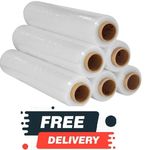 Clear Stretch Wrap 400mm x 300m Pallet Wrap Hand Stretch Film Packaging