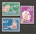 FRENCH POLYNESIA 1968 SG 81/83 MNH