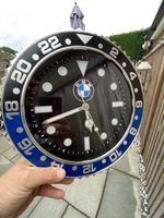 BMW inspired wall clock 30cm round 