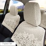 7Pcs Lace Car Seat Cover Car Interior Seat Accessories for Toyota Corolla Car