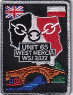Boy Scout Badge 26 WORLD Jamboree 2027 WEST MERCIA Unit 65