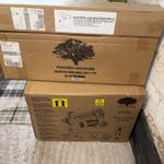 New Forest Master FM5 Hydraulic Log Splitter,Stand, Work Bench & Safety Cage 