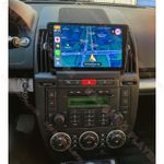 Android 14 Carplay 4+64G GPS Head Unit Stereo Radio For Land Rover Freelander 2