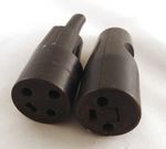 2 x Vintage 3 Pin Kettle Plug,  Ashley