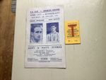 York City v Sunderland FA Cup4th Round 28/1/1956 Programme and ticket stub