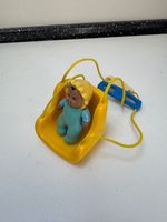 LITTLE TIKES DOLLS HOUSE YELLOW SWING AND BABY