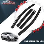 In-Channel For HONDA CR-V MK4 2012-2018 5 Door SUV Wind Deflectors 4pc Tinted UK