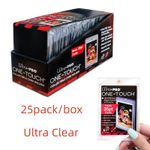 25 Pack Ultra Pro Clear One Touch Magnetic Card Holder 35PT Trading Sports Cards