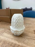Vintage Milk Glass Hobnail Pattern Fairy Light Fenton Style Fairy Lamp