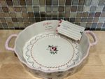 Brand New Cath Kidston Floral 29cm Pie Dish