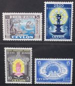 CEYLON 1956 Buddha Jayanti. Set of 4. Mint Never Hinged. SG438/441.