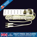 6 Way Fused Power Strip For Dolls House Lighting 1/12th Scale (01572)