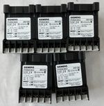 Siemens 3TH2022-0AC2 Contactor Relay 2NO+2NC Lot 5pcs Used Spare Units