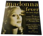 MADONNA DISPLAY CARD Fever original UK  In-Store 1995 PROMO ONLY 12" x 12" rare