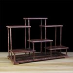 Nice Chinese solid wood carved put small curio stand/shelf or Anique display d
