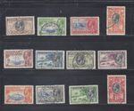 CAYMAN ISLANDS GV 1935 SET OF 12  USED   SG96/107