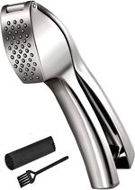 IMKRC Garlic Crusher/Mincer/Grater/Chopper/Smasher with Silicone Peeler and B...