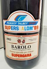 BAROLO SUPERSLALOM '89 PEUGEOT TALBOT SPORT ROCHE ALBA magnum 3.5 L