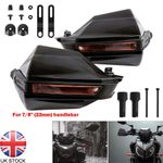 2x 22mm 7/8" Universal Handguards Hand Guards Protectors Motorcycle Motorbike UK