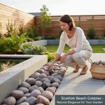 Decorative Scottish Beach Cobbles 100-75mm 25kg